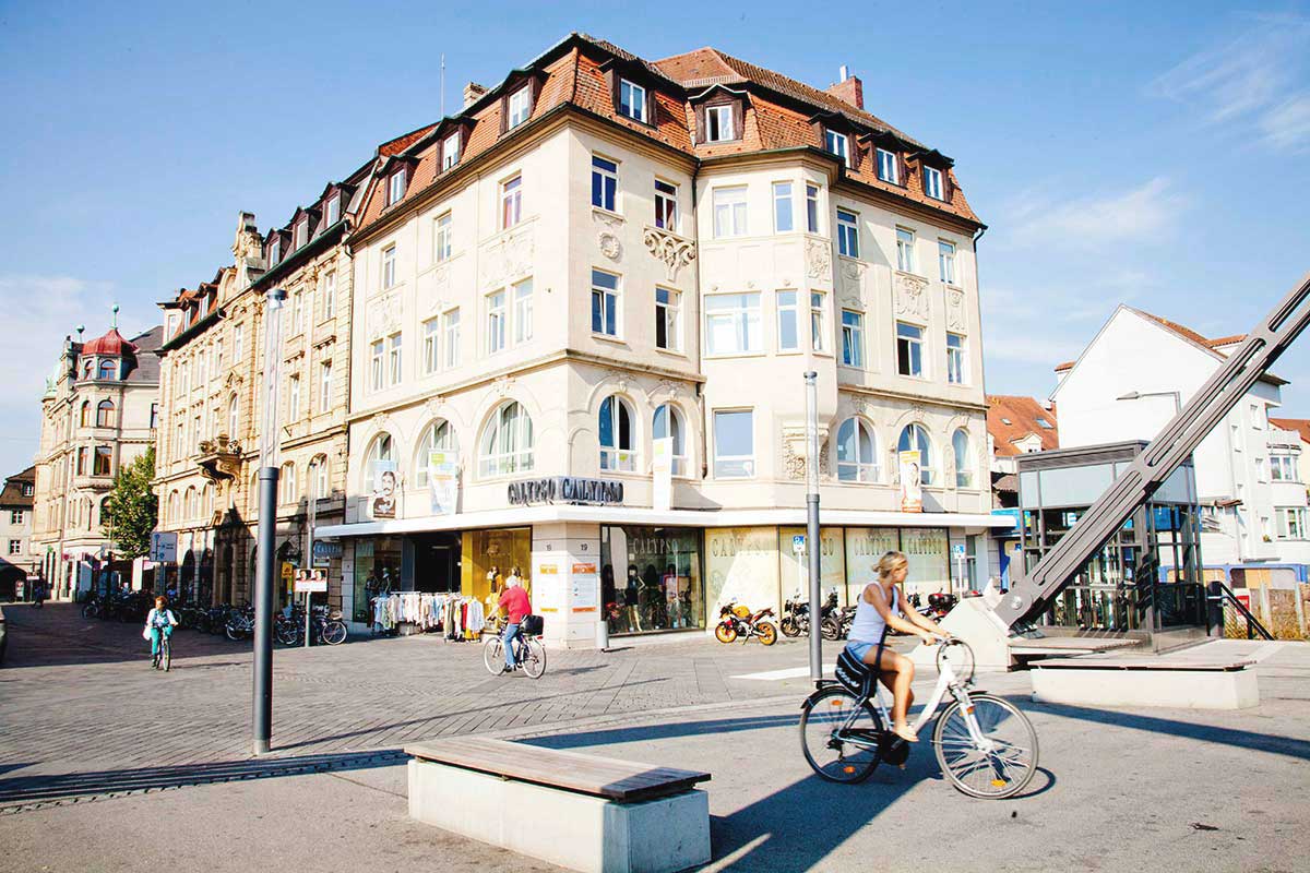 Am Tor zur Bamberger Innenstadt liegt die Sprachschule TREFFPUNKT.